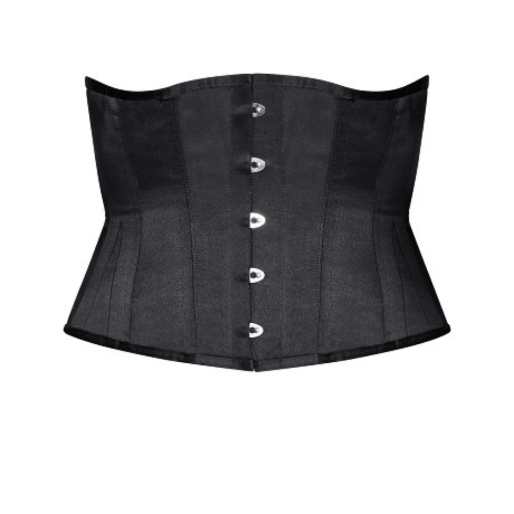 Madame X Steel Boned Underbust Corset - black